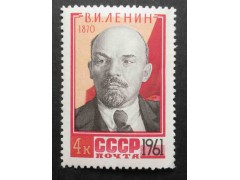 Марка 2569 91-я годовщина со дня рождения В.И.Ленина. Портрет В.И.Ленина. MNH ★★. 1961 год